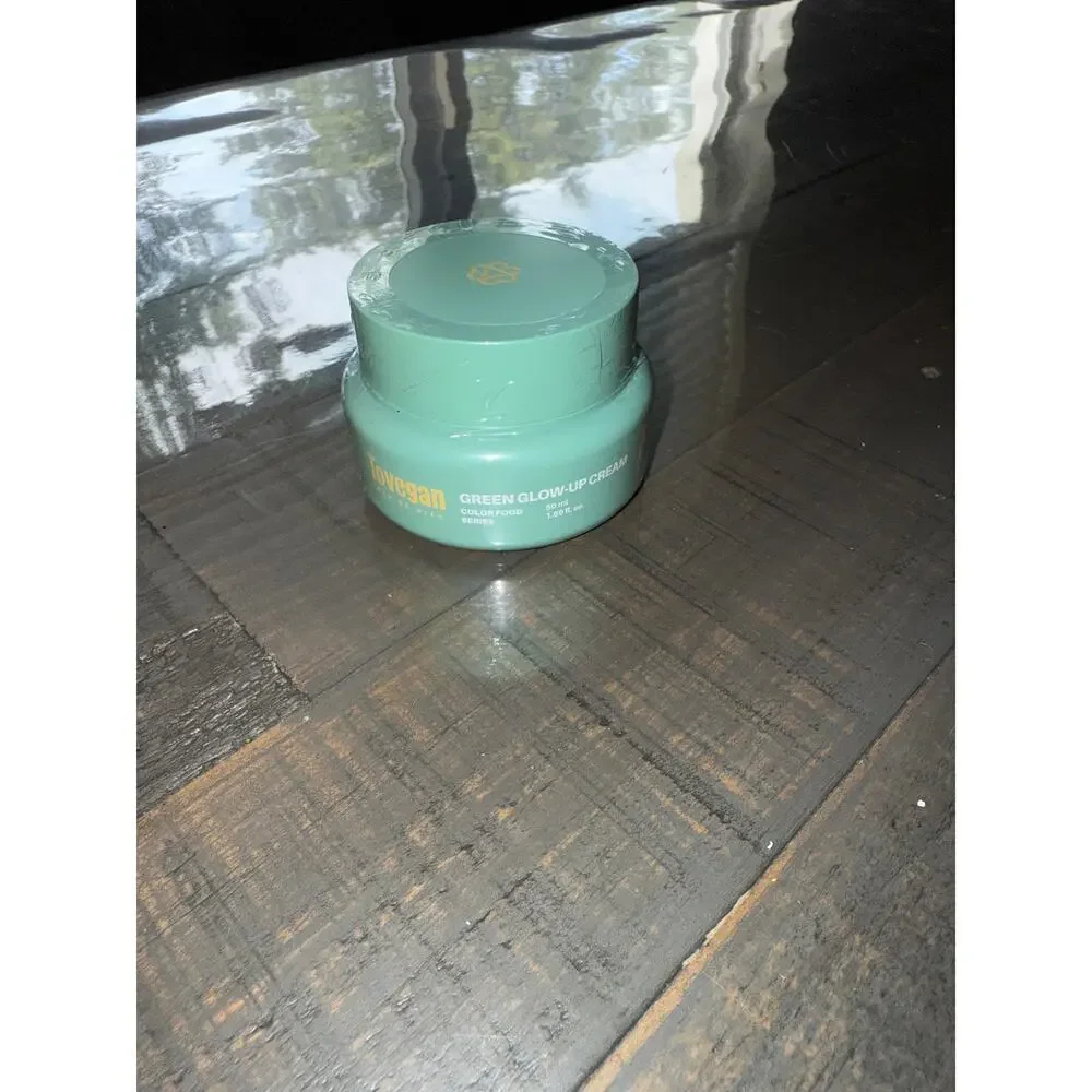 Tovegan Green Glow-Up Cream Color Food Series Moisturizer 50ml K-Beauty New‎